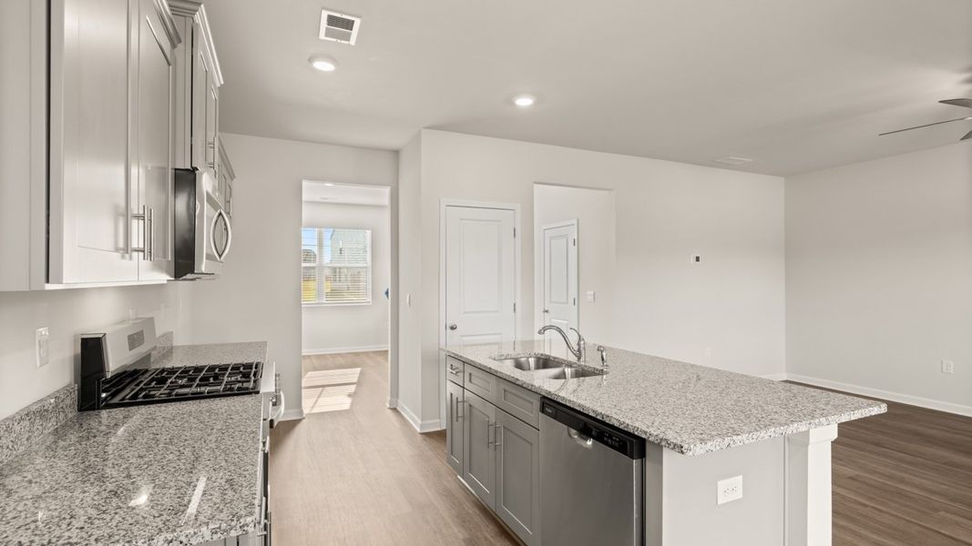 Representative furnished interior of a home built from the Ansley by D.R. Horton in Highland Hills, Graniteville (Image 7). Representative furnished interior of a home built from the Ansley by D.R. Horton in Highland Hills, Graniteville (Image 7).