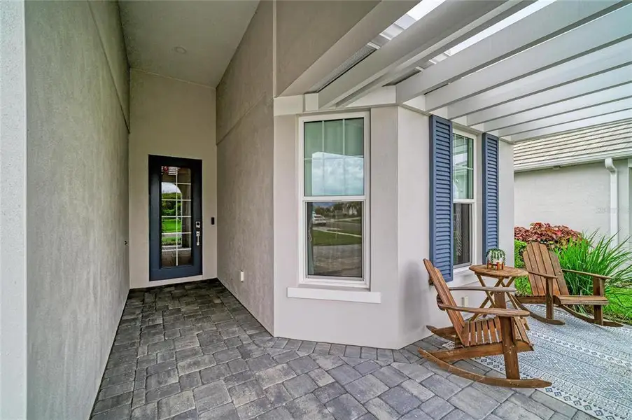 Exterior details and patio area of a home in , Sarasota (Image 30). Exterior details and patio area of a home in , Sarasota (Image 30).