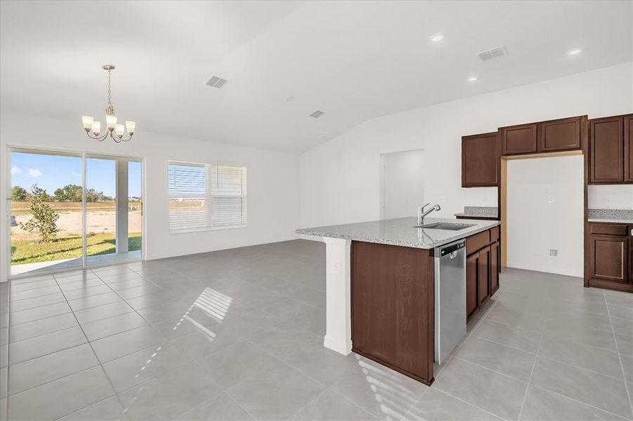 Furnished interior view inside a new home in Robins Run, Lake Wales (Image 10).