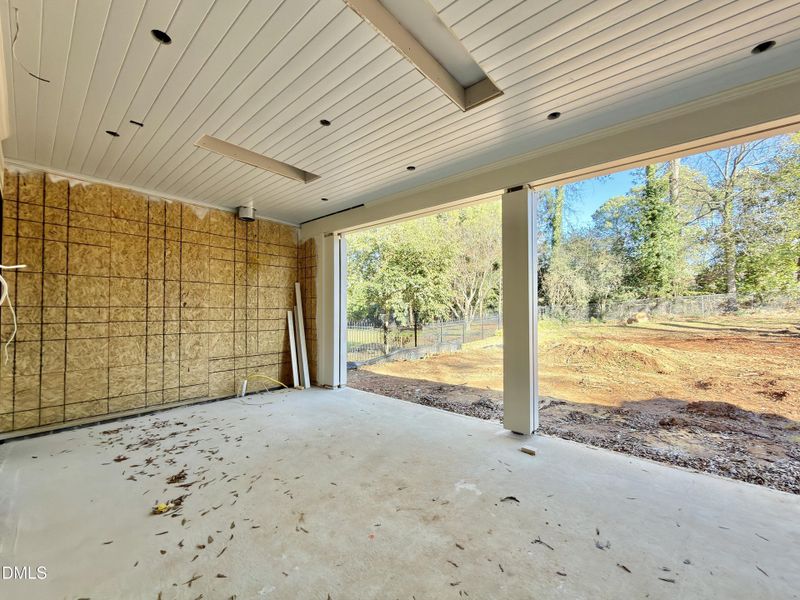 Screened Porch Kitchen Area
