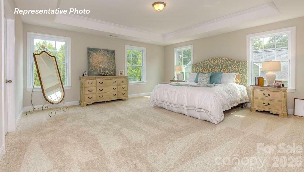 Furnished interior view inside a new home in Sanctuary at Southgate, Indian Trail (Image 38). Furnished interior view inside a new home in Sanctuary at Southgate, Indian Trail (Image 38).
