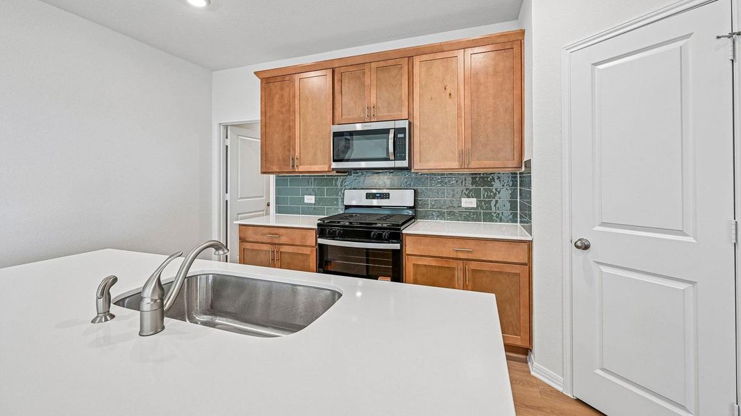 Furnished interior view inside a new home in Carillon, Manor (Image 11).