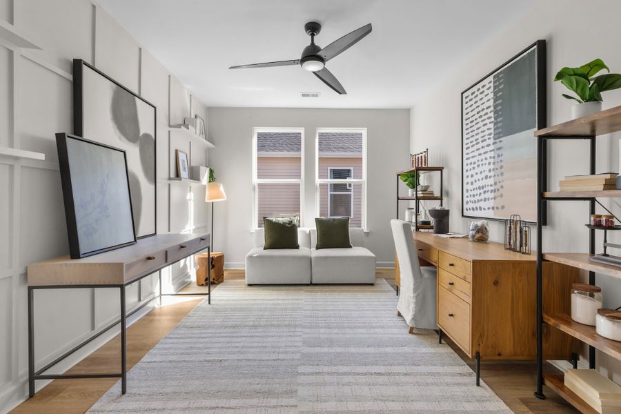Representative furnished interior of a home built from the The Seashore by Chesapeake Homes in Coastal Club of the Carolinas, Calabash (Image 35).