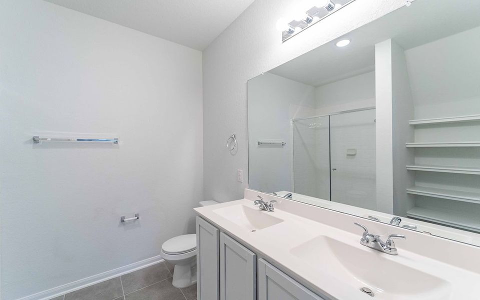 Furnished interior view inside a new home in Hunter's Ranch, San Antonio (Image 5).