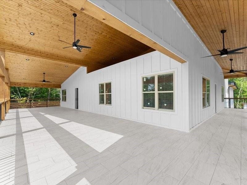 Exterior details and patio area of a home in , Dahlonega (Image 43).