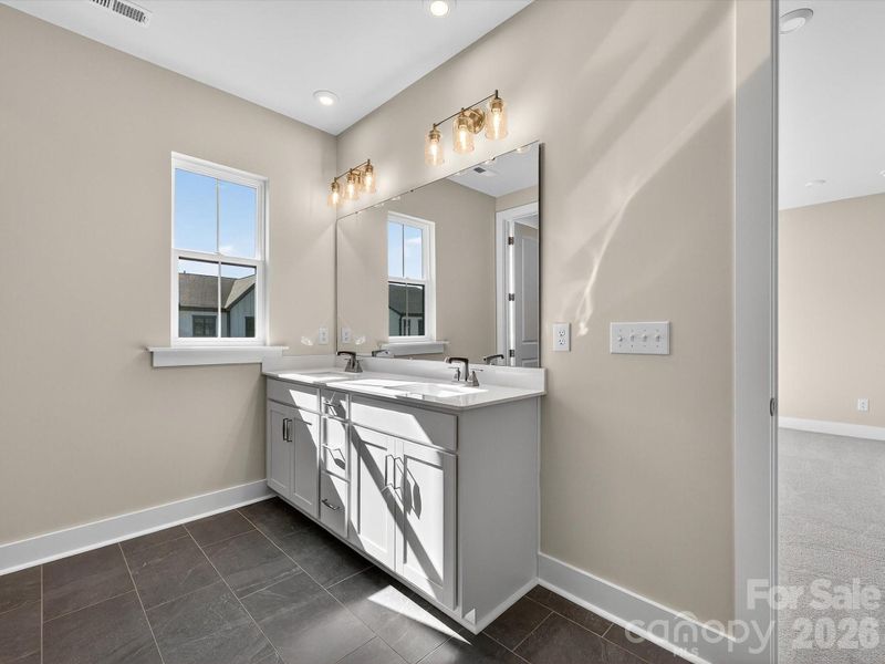 Primary Bathrom with Dual Vanity