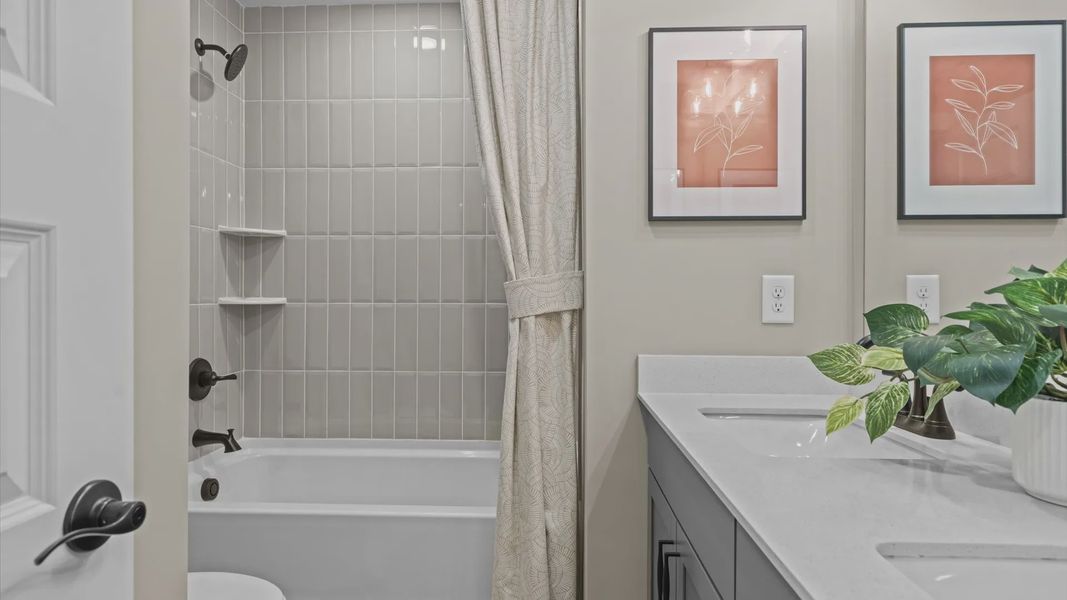 Furnished interior view inside a new home in North First Street Townes, Mebane (Image 23). Furnished interior view inside a new home in North First Street Townes, Mebane (Image 23).