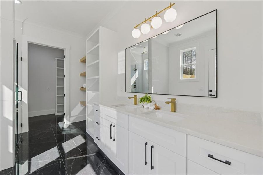 Furnished interior view inside a new home in , Grayson (Image 17).