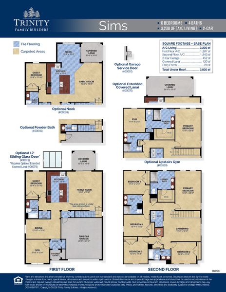 Sims floor plan