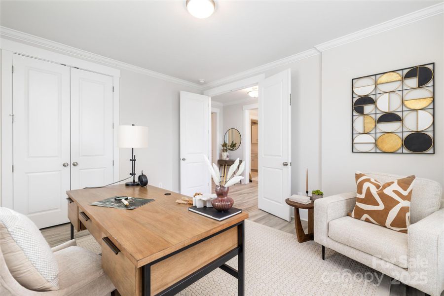 Furnished interior view inside a new home in Riverwalk, Rock Hill (Image 30).