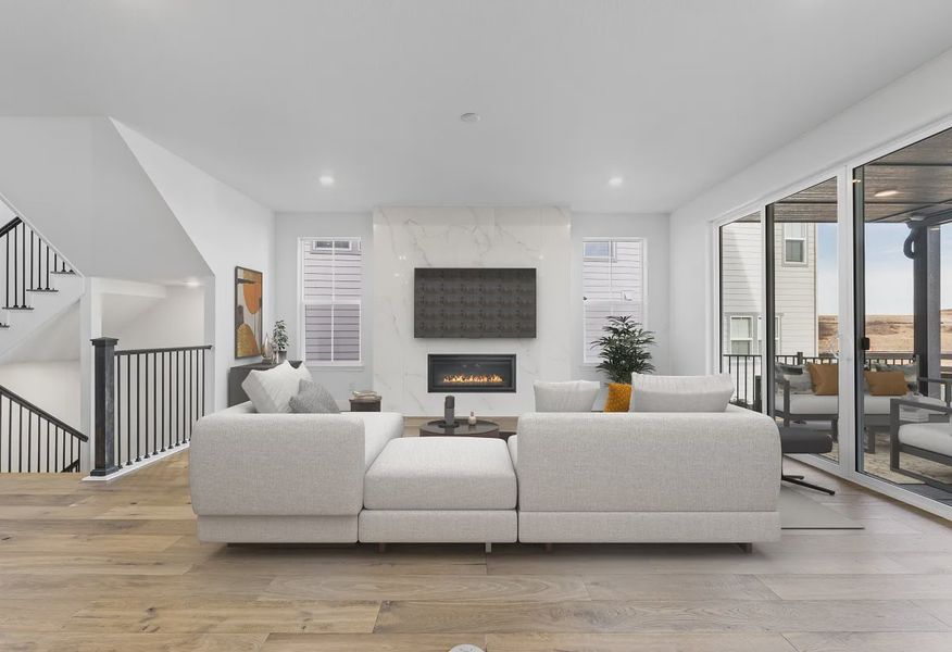 Homesite 3707 Great Room - Virtually Staged - 2 of 15