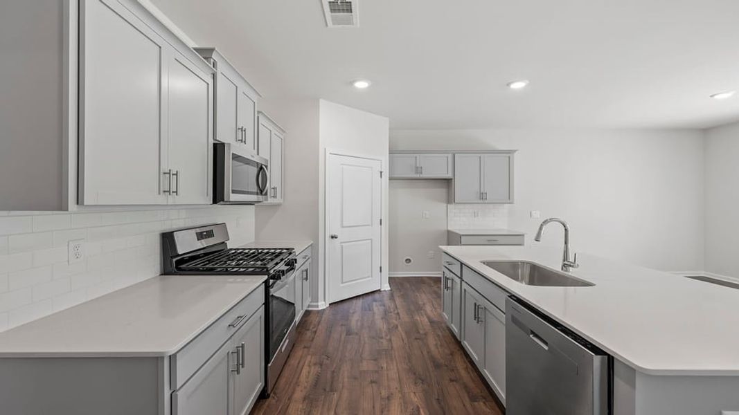 Furnished interior view inside a new home in Durbin Meadows Traditions, Fountain Inn (Image 8). Furnished interior view inside a new home in Durbin Meadows Traditions, Fountain Inn (Image 8).