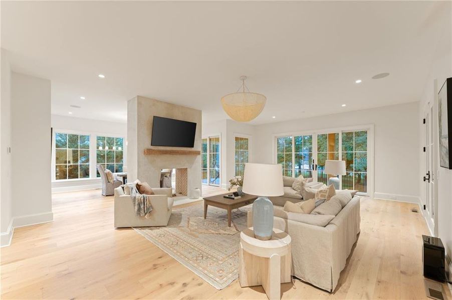 Furnished interior view inside a new home in , Dawsonville (Image 66).