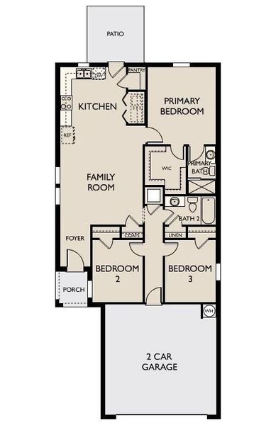 2D floor plan layout of this home in Windmill Farms, Forney, TX (Image 5). 2D floor plan layout of this home in Windmill Farms, Forney, TX (Image 5).