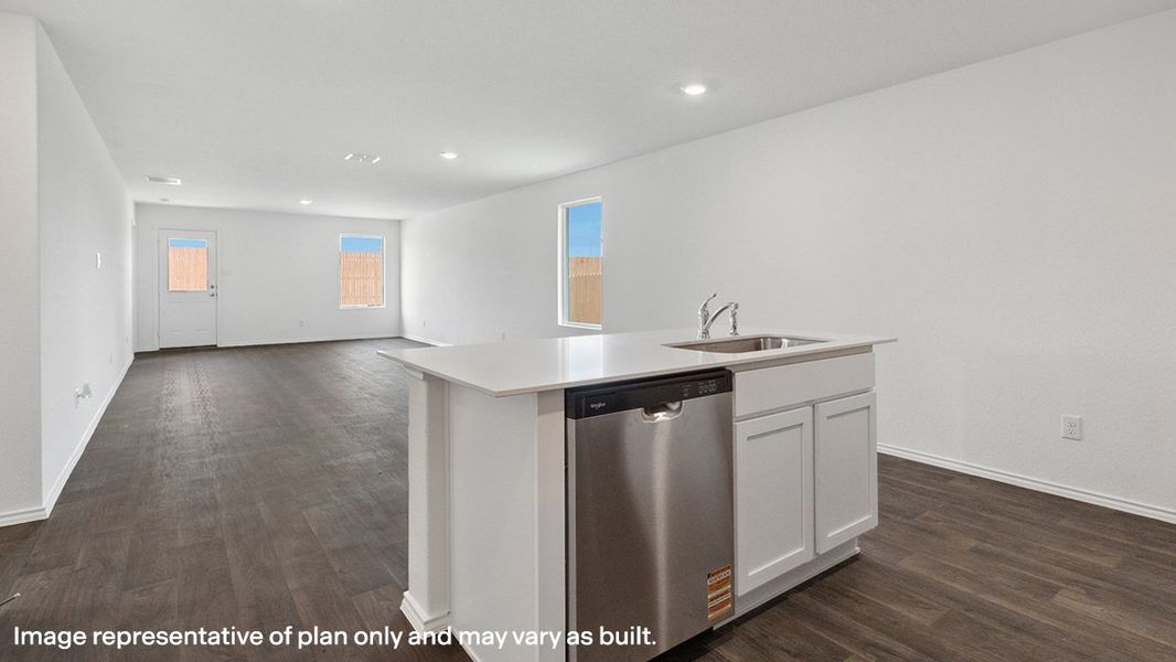 Representative furnished interior of a home built from the Estero by D.R. Horton in Leonard Crossing, Leonard (Image 7). Representative furnished interior of a home built from the Estero by D.R. Horton in Leonard Crossing, Leonard (Image 7).