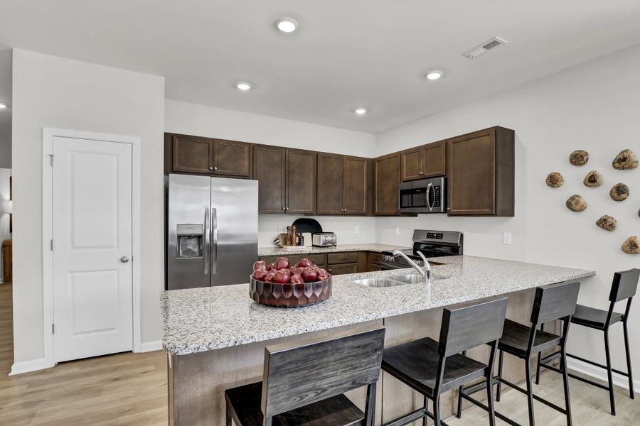 Furnished interior view inside a new home in Citadel Point at Southbridge, Sneads Ferry (Image 14).