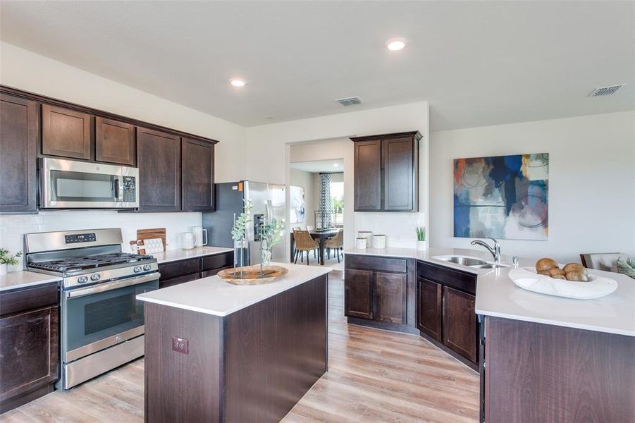 Furnished interior view inside a new home in Azle Grove, Azle (Image 9). Furnished interior view inside a new home in Azle Grove, Azle (Image 9).
