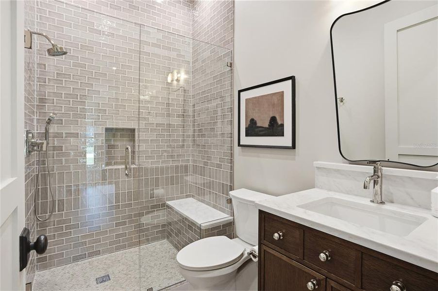 Furnished interior view inside a new home in , Oakland (Image 44).