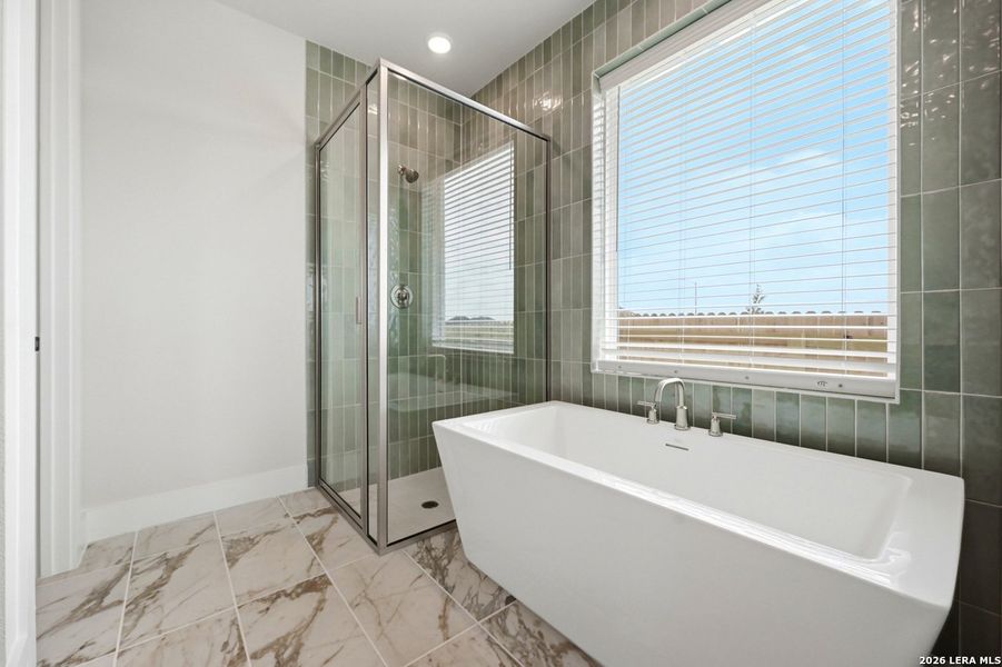 Furnished interior view inside a new home in Prominence, San Antonio (Image 6).