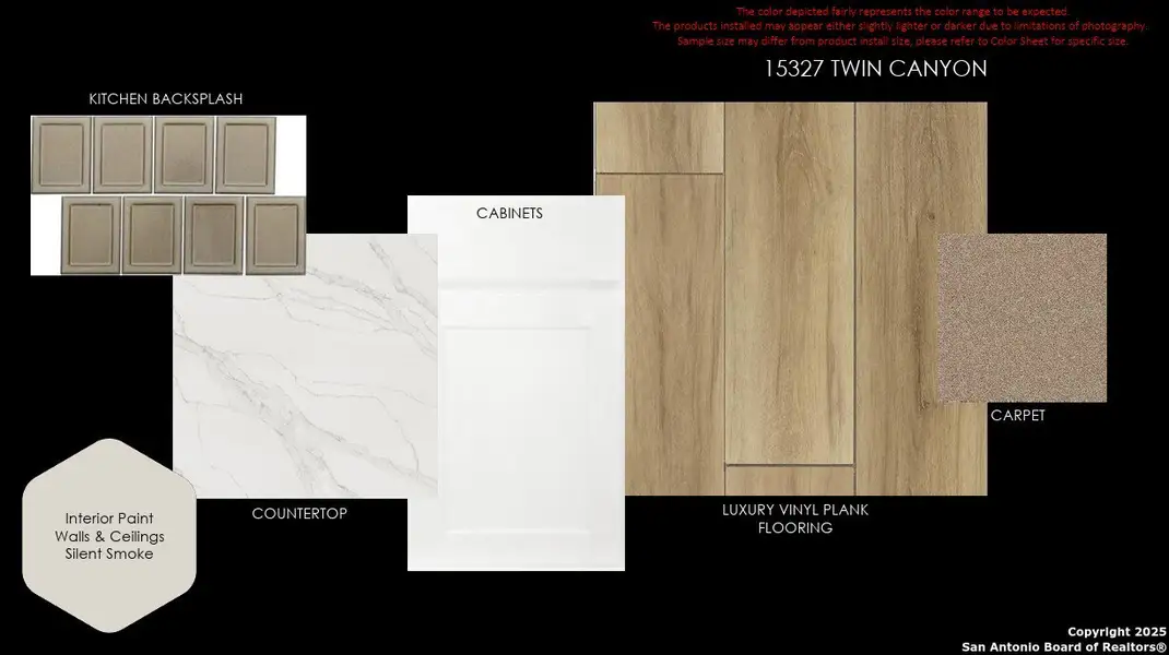 Sample of building materials used in homes in Park Hill Commons, San Antonio (Image 4). Sample of building materials used in homes in Park Hill Commons, San Antonio (Image 4).