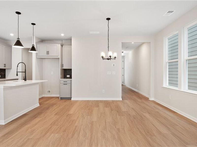 Spacious, unfurnished interior of a new home in The Village at Shallowford, Kennesaw (Image 20).