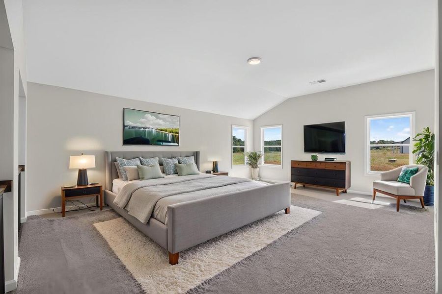Furnished interior view inside a new home in Blackwelder Bluff, Bowdon (Image 19).