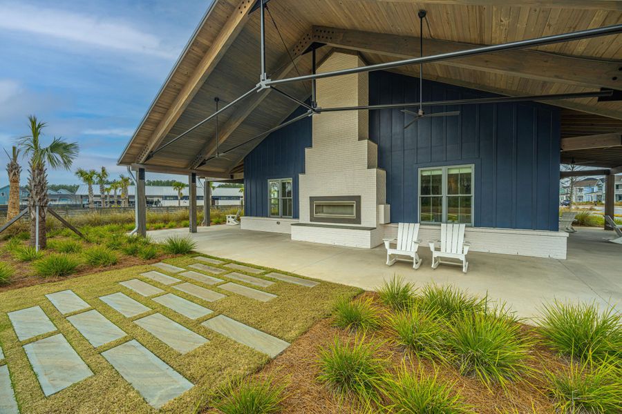 Front exterior of a new home in Nexton, Summerville, SC, highlighting curb appeal (Image 20).