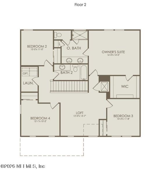 2D floor plan layout of this home in Hyland Trail, Green Cove Springs, FL (Image 3). 2D floor plan layout of this home in Hyland Trail, Green Cove Springs, FL (Image 3).