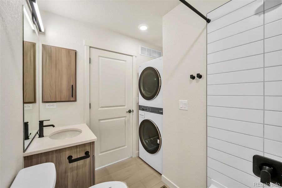 Furnished interior view inside a new home in , Colorado Springs (Image 8). Furnished interior view inside a new home in , Colorado Springs (Image 8).