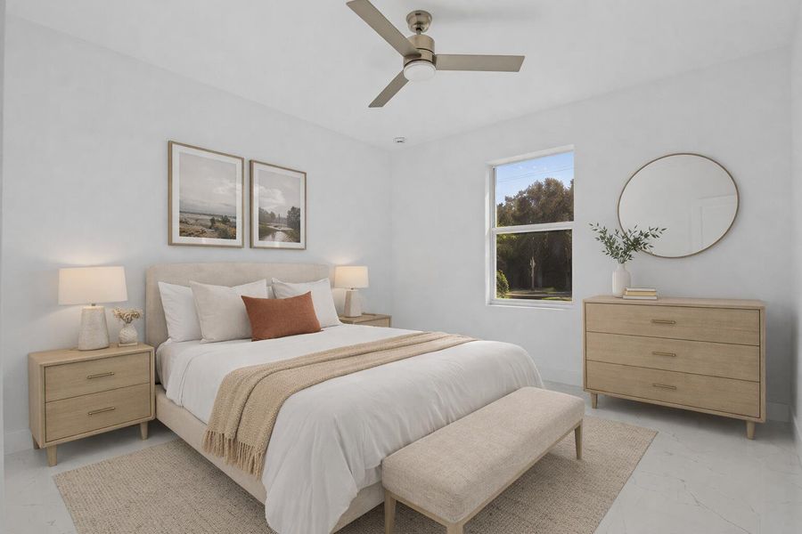 Bedroom 2- staged