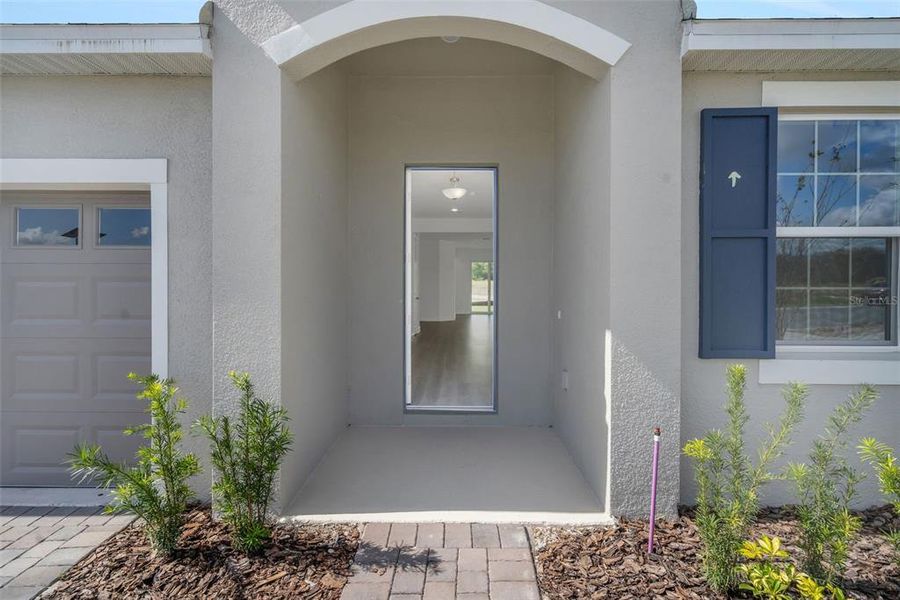 Exterior details and patio area of a home in Reserve at Hammock Oaks, Lady Lake (Image 4). Exterior details and patio area of a home in Reserve at Hammock Oaks, Lady Lake (Image 4).