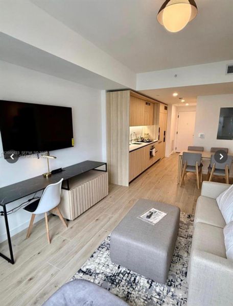 Furnished interior view inside a new home in , Miami (Image 16). Furnished interior view inside a new home in , Miami (Image 16).