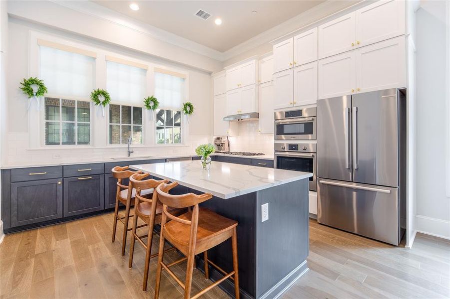 Furnished interior view inside a new home in , Addison (Image 33).