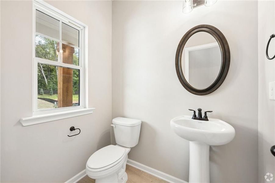 Furnished interior view inside a new home in The Overlook at Factory Shoals, Mableton (Image 10).