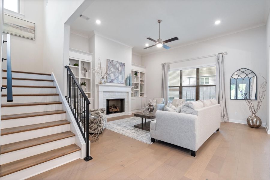 Furnished interior view inside a new home in White Oak, Arlington (Image 9).