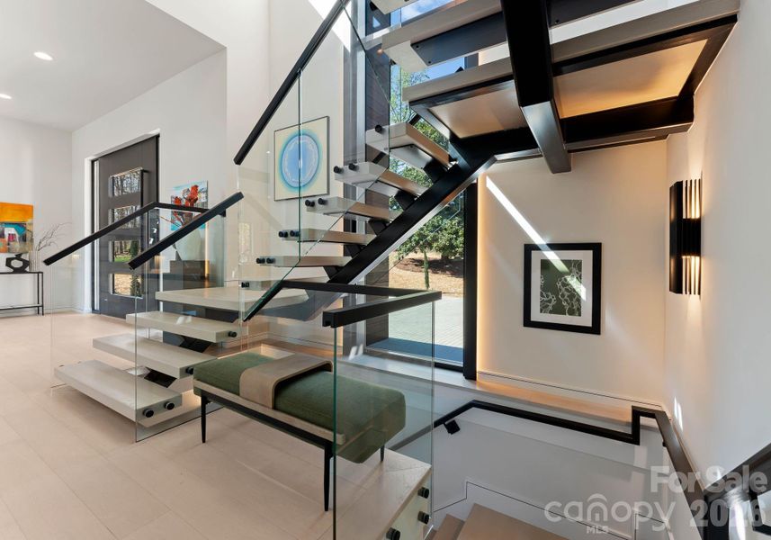 Furnished interior view inside a new home in , Charlotte (Image 16).