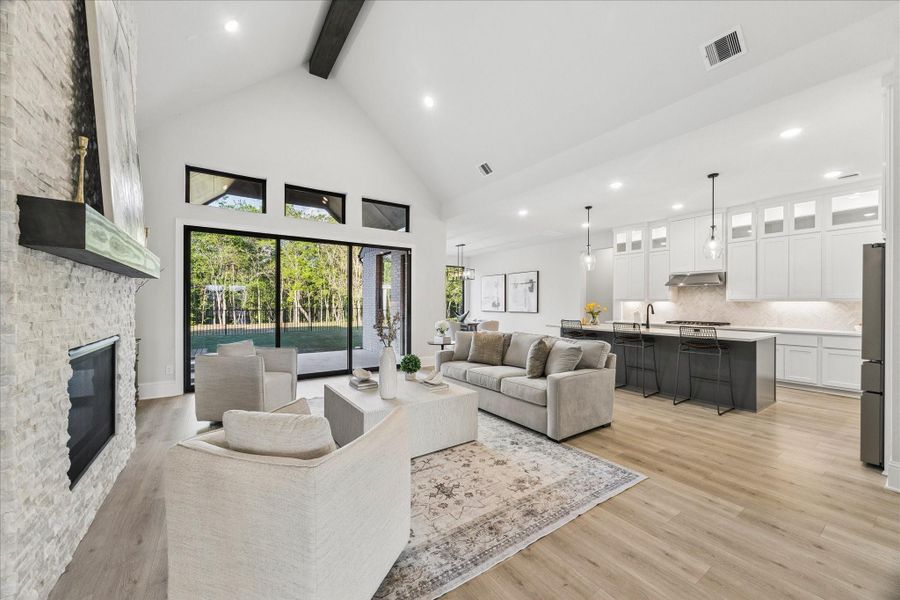 Furnished interior view inside a new home in , Fulshear (Image 19). Furnished interior view inside a new home in , Fulshear (Image 19).