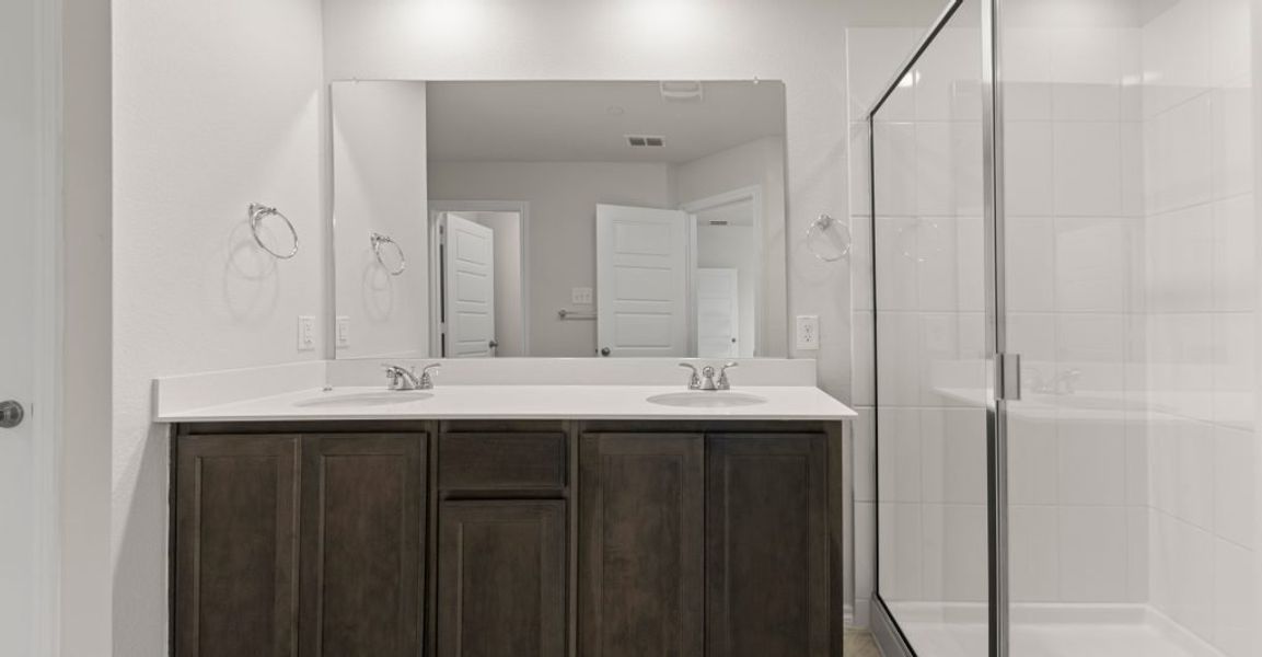 Representative exterior photo of a completed home built from the Whitney by Impression Homes in Creekshaw, Royse City, TX (Image 18). Representative exterior photo of a completed home built from the Whitney by Impression Homes in Creekshaw, Royse City, TX (Image 18).