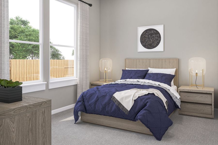 Representative furnished interior of a home built from the Rosedale by Tri Pointe Homes in Lariat, Liberty Hill (Image 20).