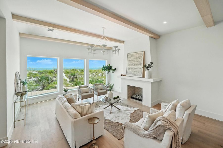 Furnished interior view inside a new home in , Neptune Beach (Image 30).