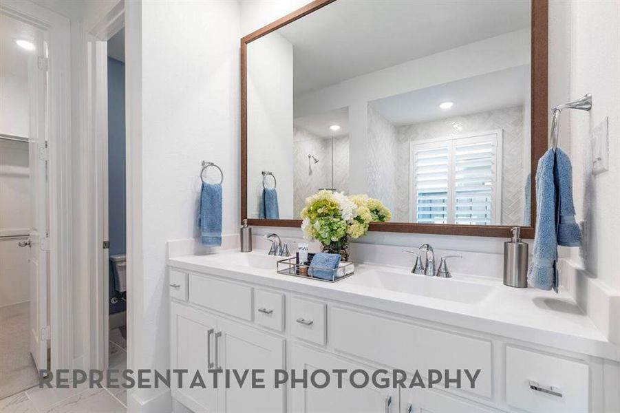 Furnished interior view inside a new home in Goodland, Midlothian (Image 32).