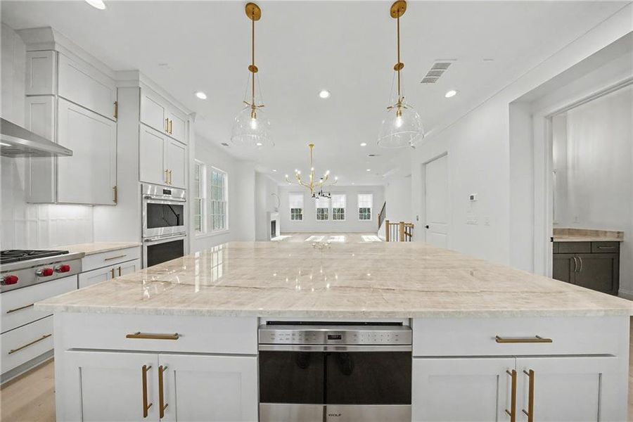 Furnished interior view inside a new home in , Alpharetta (Image 31).