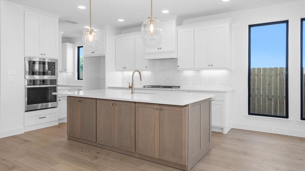 Furnished interior view inside a new home in Lakes of Cane Island, Katy (Image 8).