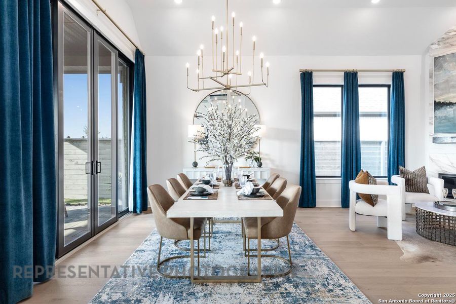 Furnished interior view inside a new home in The Ranches at Creekside, Boerne (Image 23). Furnished interior view inside a new home in The Ranches at Creekside, Boerne (Image 23).