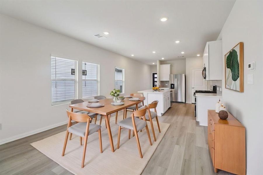 Furnished interior view inside a new home in Lakehaven - Spring Series, Farmersville (Image 13). Furnished interior view inside a new home in Lakehaven - Spring Series, Farmersville (Image 13).