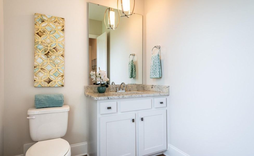 Representative furnished interior of a home built from the Berkeley by Greybrook Homes in Harbor Watch, Statesville (Image 21).