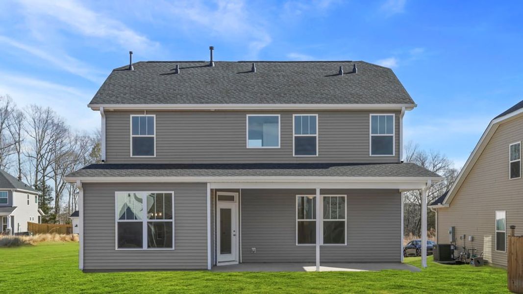 Exterior details and patio area of a home in Edgewood Estates, Greenville (Image 2). Exterior details and patio area of a home in Edgewood Estates, Greenville (Image 2).