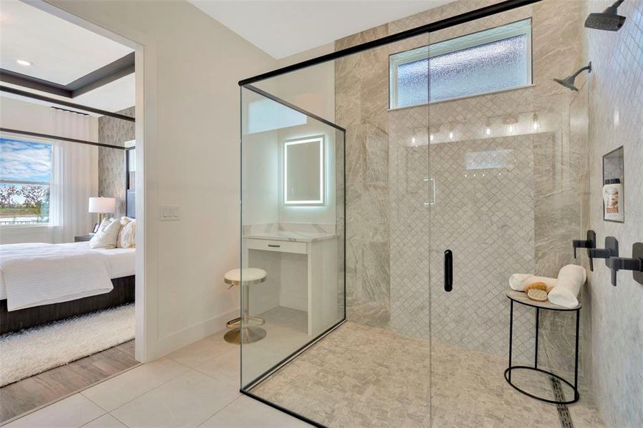 Furnished interior view inside a new home in Biscayne Landing at Seaire, Parrish (Image 29).