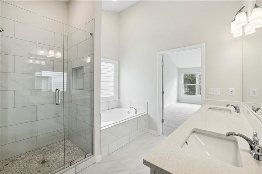 Furnished interior view inside a new home in , Sugar Hill (Image 3).