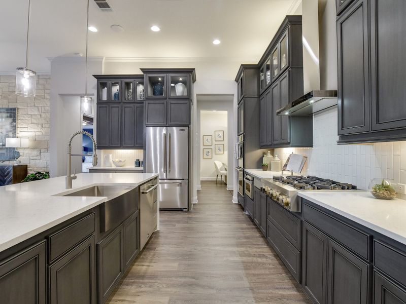 Representative furnished interior of a home built from the San Simeon I by Giddens Homes in Clearwater Ranch, Liberty Hill (Image 165).